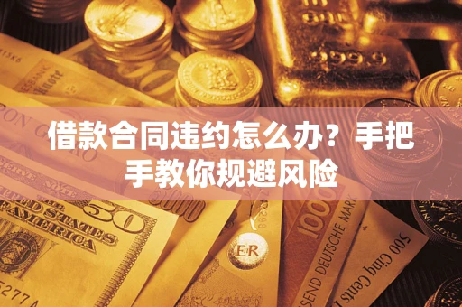 武汉借款合同违约怎么办？手把手教你规避风险