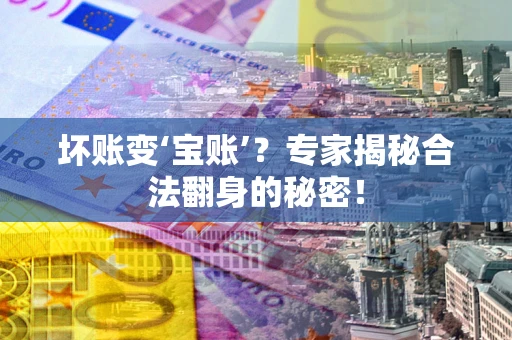 武汉坏账变‘宝账’？专家揭秘合法翻身的秘密！