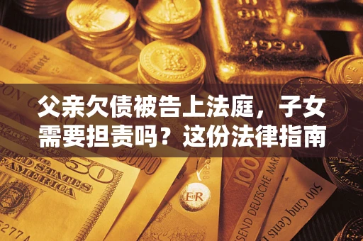 武汉父亲欠债被告上法庭，子女需要担责吗？这份法律指南必须看完