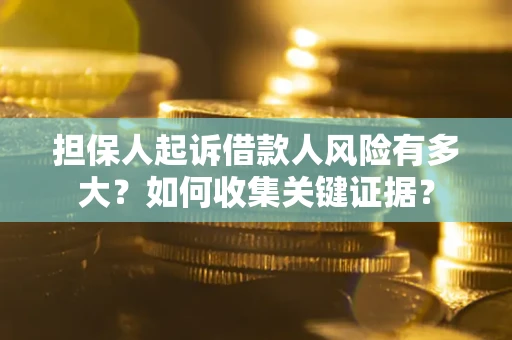 武汉担保人起诉借款人风险有多大？如何收集关键证据？