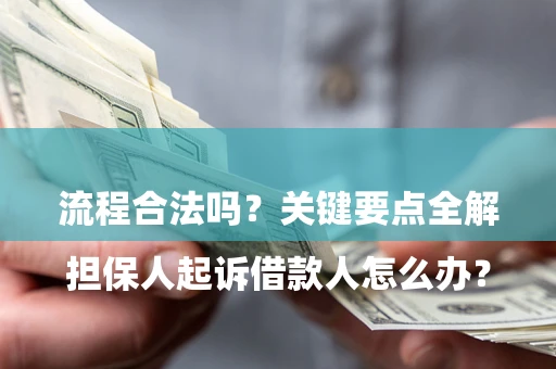 武汉

担保人起诉借款人怎么办？流程合法吗？关键要点全解析