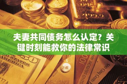武汉夫妻共同债务怎么认定？关键时刻能救你的法律常识