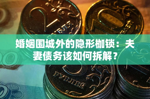 武汉婚姻围城外的隐形枷锁：夫妻债务该如何拆解？