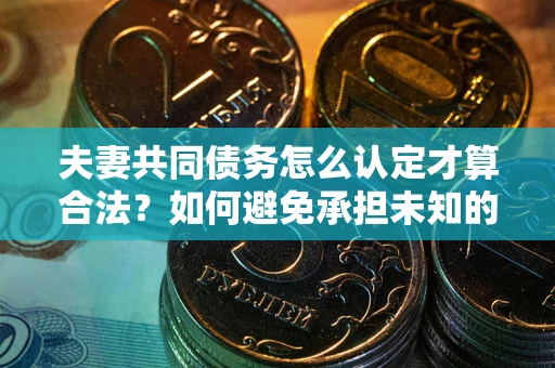 武汉夫妻共同债务怎么认定才算合法？如何避免承担未知的债务风险？