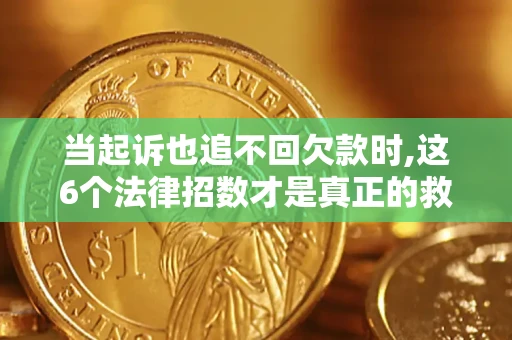 武汉当起诉也追不回欠款时,这6个法律招数才是真正的救命稻草
